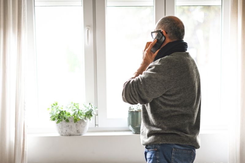 Why Won’t My Furnace Stop Running? - Man Calls a Furnace Service Person.